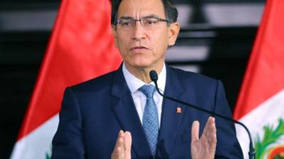 El presidente de Perú, Martín Vizcarra. EFE