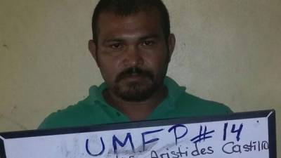Carlos Arístides Castillo Fúnez (38) fue detenido por las autoridades.