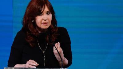 Fotografía de archivo de la vicepresidenta argentina, Cristina Fernández.