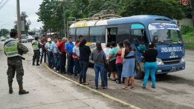 En Chamelecón, Rivera Hernández y Planeta de La Lima se están realizando saturaciones y patrullajes.