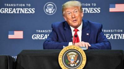 El presidente de EEUU, Donald Trump. Foto: AFP