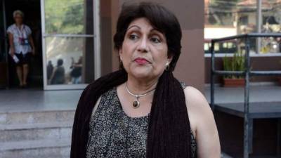 María Luisa Borjas, la semana anterior llegó al Ministerio Público a denunciar amenazas de muerte. Foto archivo.