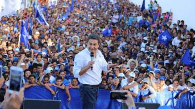 Juan Orlando Hernández, candidato presidencial nacionalista.