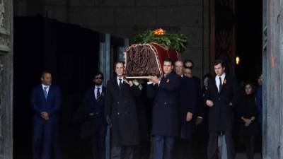 Los restos del dictador español fueron retirados 44 años después del Valle de los Caídos, donde también descansan sus supuestas víctimas./AFP.