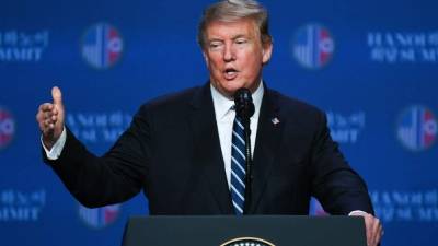 Trump afirmó que Cohen mintió al Congreso al acusarlo de 'racista, estafador y tramposo', para reducir su pena de prisión./AFP.