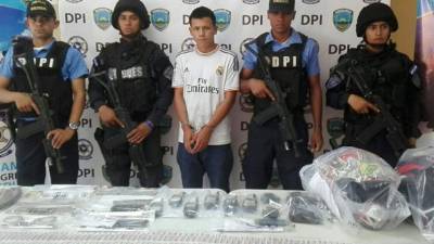 El detenido es un supueso integrande la mara MS.