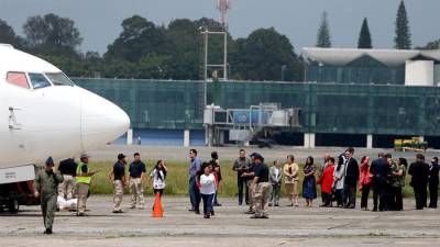 Migrantes retornados desde Estados Unidos.