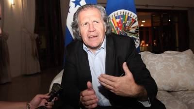 Luis Almagro, secretario general de la Organización de Estados Americanos.