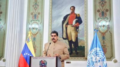 Maduro será sancionado por EEUU por romper un tratado que impide adquirir armamento de Teherán./AFP.