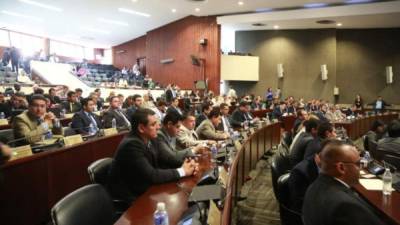 Una sesión del Congreso Nacional de Honduras en el periodo de 2018. Foto de archivo.