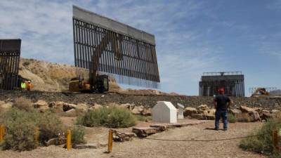 La construcción del muro en la frontera con México es supervisada por el yerno de Trump, Jared Kushner./AFP.