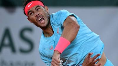 Nadal tuvo que aplicarse a fondo para ganar. Foto AFP.