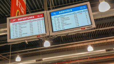 Catorce vuelos entre la República Dominicana y Estados Unidos han sido cancelados entre hoy y mañana. EFE