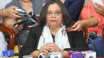 Julieta Castellanos, rectora de la Unah.