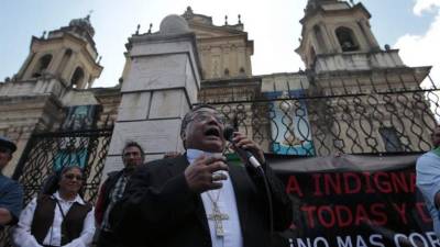 El arzobispo metropolitano de Guatemala, Óscar Julio Vian. EFE/Archivo.