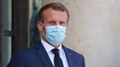 Macron dio positivo por coronavirus esta mañana y va a permanecer aislado una semana./AFP.