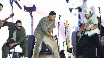 El grupo Aventura se presento el sábado 2 de noviembre en San Pedro Sula, Honduras.