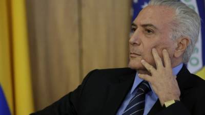 El Presidente de Brasil, Michel Temer. EFE