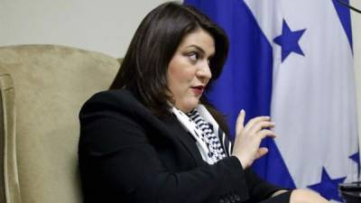 María Dolores Agüero, ministra de Relaciones Exteriores de Honduras. EFE/Archivo