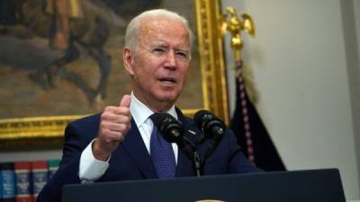 Joe Biden, presidente de Estados Unidos. Fotografía: AFP.
