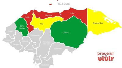 De acuerdo a la Copeco la masa de aire frío continuará afectando al país.