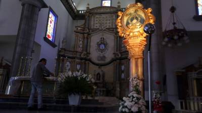 Carlo Magno Núñez anunció que el 3 de febrero la imagen se colocará en el área del coro y no en el altar, como se acostumbra.