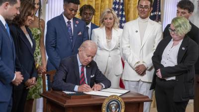 Joe Biden, presidente de Estados Unidos. Fotografía: EFE/EPA/SHAWN THEW