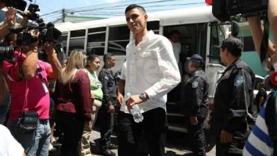 Momento de la llegada de José Carlos Zamora, quien desde hace varios meses se encuentra bajo prisión preventiva en el Centro Penitenciario Nacional de Támara.