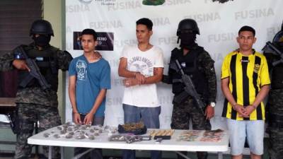 Los sujetos fueron detenidos por Fusina.