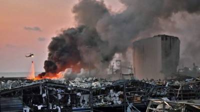 Una gran explosión en el puerto de Beirut dejó decenas de muertos y miles de heridos./AFP.