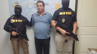 Víctor Aguirre Paz fue capturado la noche del viernes en San Pedro Sula.