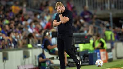 Ronald Koeman tras el 3-0 que sufrió Barcelona en el inicio de la Champions.