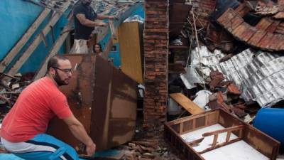 La tristeza ha invadido a los uruguayos, miles de familias quedaron sin un hogar.