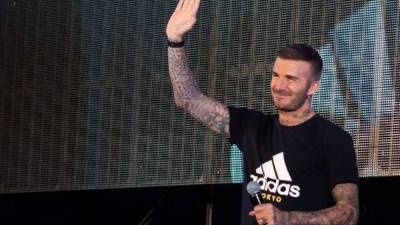 David Beckham fue capitán de la selección de Inglaterra y disputó con la 'Rosa' tres copas del mundo.