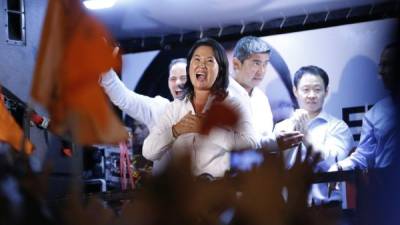 Keiko no alcanzó el 50% necesario para ganar las elecciones en la primera vuelta.