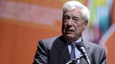 El escritor peruano Mario Vargas Llosa ha estado esta semana en Venezuela en un evento político.