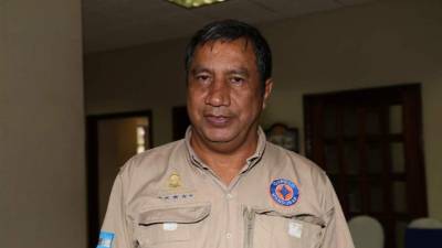 Francisco Argeñal, jefe de Meteorología del Centro Nacional de Estudios Atmosféricos, Oceanográficos y Sísmicos (Cenaos).