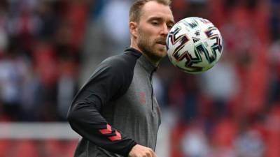 Christian Eriksen agradeció el apoyo que recibió y le dio ánimo a sus compañeros de Dinamrca. Foto AFP.