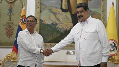 El presidente de Colombia, Gustavo Petro, impulsa los diálogos entre Maduro y la oposición.