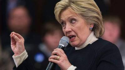 Hillary Clinton.