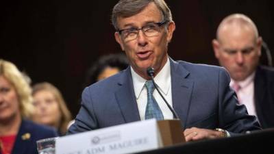 Joseph Maguire llega al frente de la Inteligencia para coordinar el trabajo de agencias como la CIA. AFP