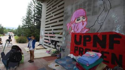 El MEU continúa realizando acciones de presión contra las autoridades universitarias.