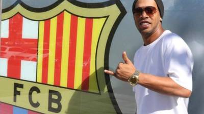 Ronaldinho es el nuevo embajador del cuadro blaugrana.