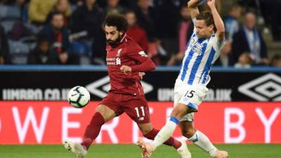 Mohamed Salah lideró el triunfo del Liverpool. FOTO AFP.