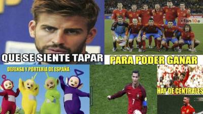 España quedó eliminada en los octavos de final del Mundial-2018 al caer en la tanda de penales ante el equipo anfitrión, Rusia, por 4-3, después de que el tiempo reglamentario y la prórroga hubieran terminado con empate 1-1, este domingo en Moscú. Piqué es objeto de críticas y burlas ya que por su culpa le dieron un penal a los rusos en el tiempo reglamentario.