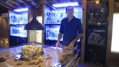 Antal Börcsök, director del Centro de Investigación Marina de Tela.