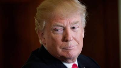 El mandatario estadounidense arremete de nuevo contra la industria cinematográfica de EEUU.//AFP.