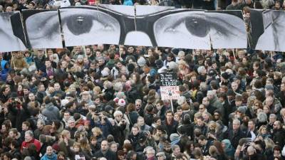 El repudio a los atentados ocurridos en París durante la semana pasada movilizó a millones de personas que se manifestaron hoy contra el terrorismo.