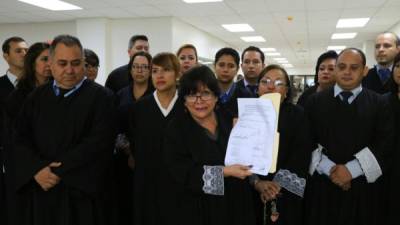 Los jueces de sentencia de San Pedro Sula se pronunciaron esta mañana.
