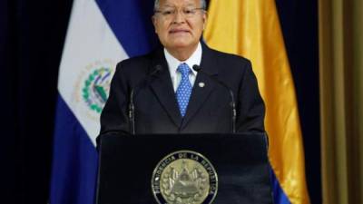 El presidente salvadoreño, Salvador Sánchez.